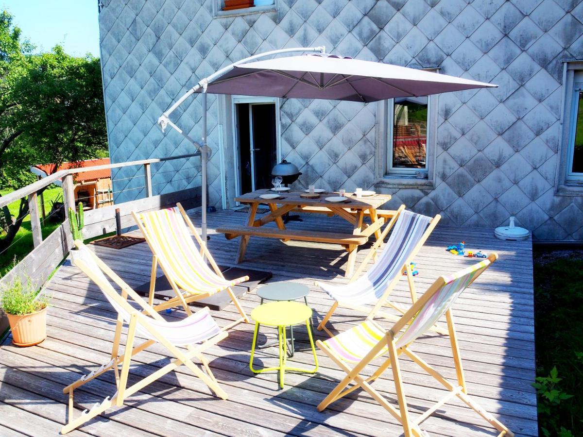 Appartement Maison Vosgienne La Bresse Centre Luaran gambar