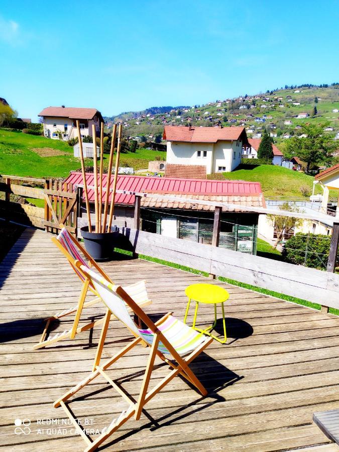 Appartement Maison Vosgienne La Bresse Centre Luaran gambar